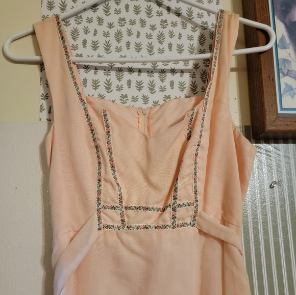 Vintage Dresses & Skirts - Vintage | Light Pink Tiered Dress